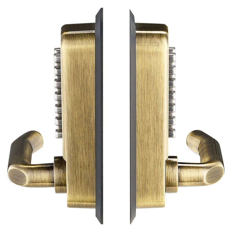 Mechanical Keyless Entry Door Lock 14 Key Mechanical Door Lock for Outdoor Fence