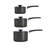 Tramontina Aluminum Non Stick Sauce Pan 6 Pc Nesting Set-121532543
