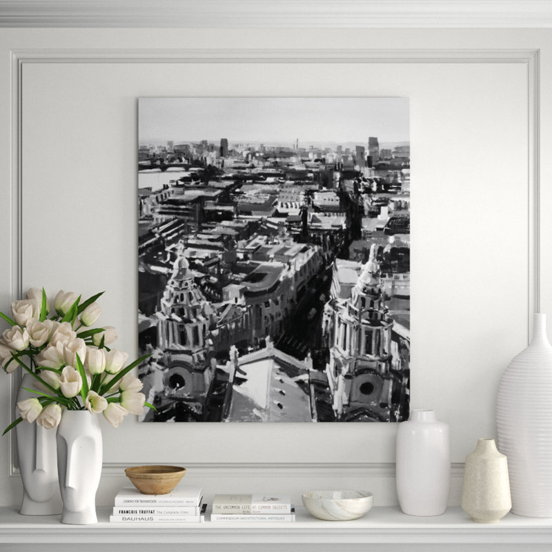 London Print by Paul Ngo, Image Knife Gel, 43" H x 36" W