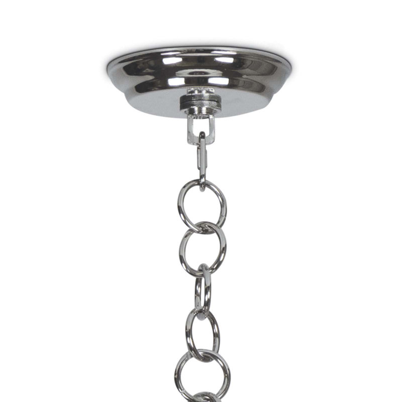 Allison Pendant Large (Natural Brass), Polished Nickel