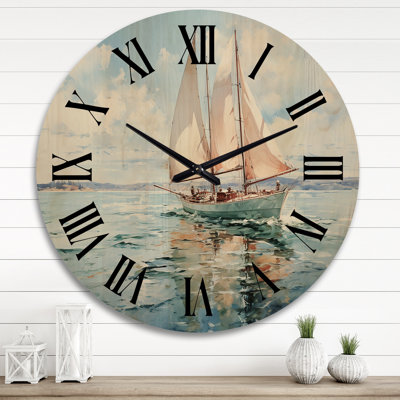 Tammi Solid Wood Wall Clock