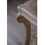 Table basse de style traditionnel Dentil avec moulures à volutes et pieds ouverts