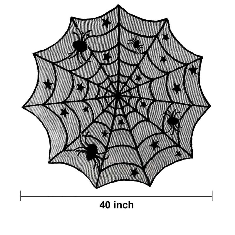 Nappe ronde en polyester Halloween