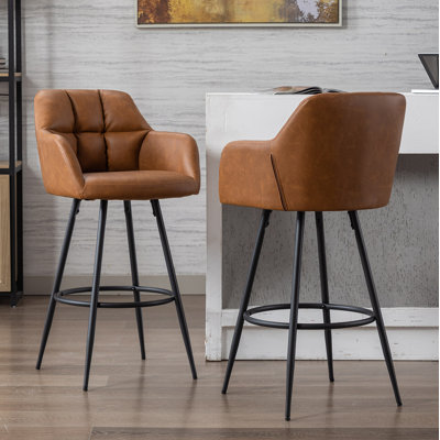 Irelyn PU Upholstered 30'' Bar Stool