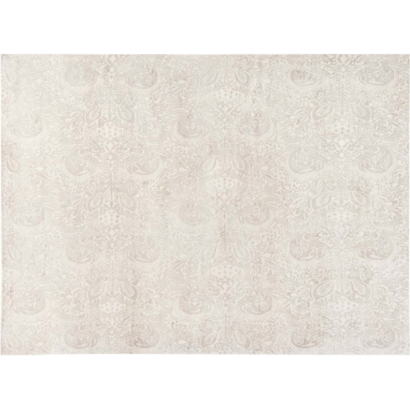 Modern One-of-a-Kind Rectangle 6'8" X 9' Hand Knotted Area Rug