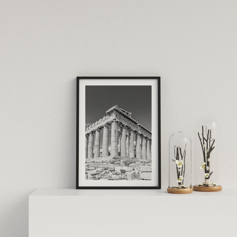 Ancient Greek Monument by Vouvart - Single Picture Frame Print