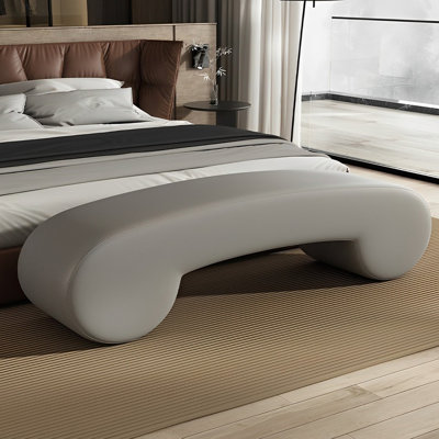 Banc rembourré en cuir Tierone Match