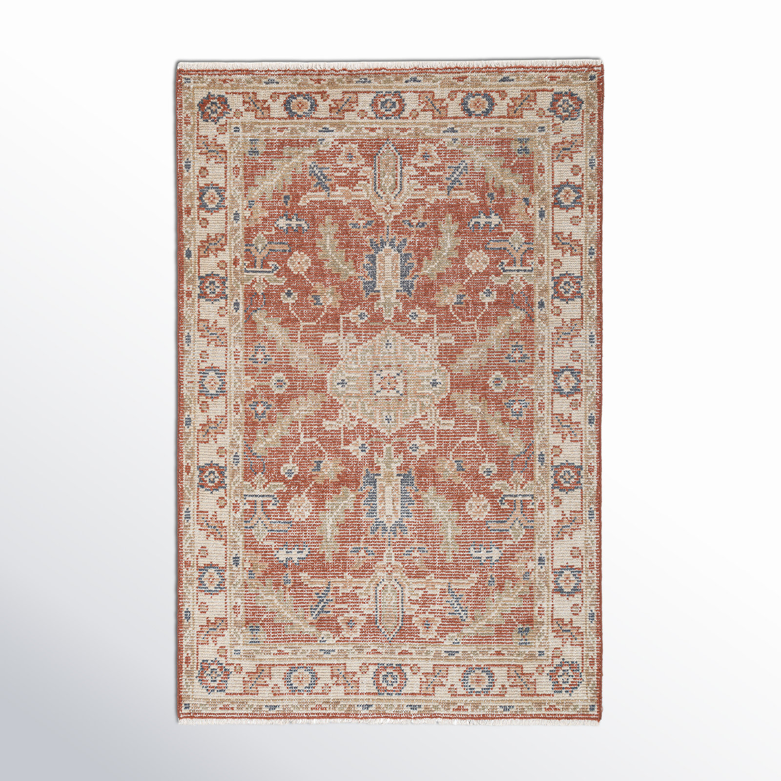 Birch Lane™ Hand Knotted Wool Farida Rug, Rectangle 3' x 5'