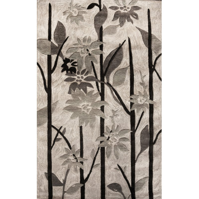 Tapis beige / gris Keisha Sara