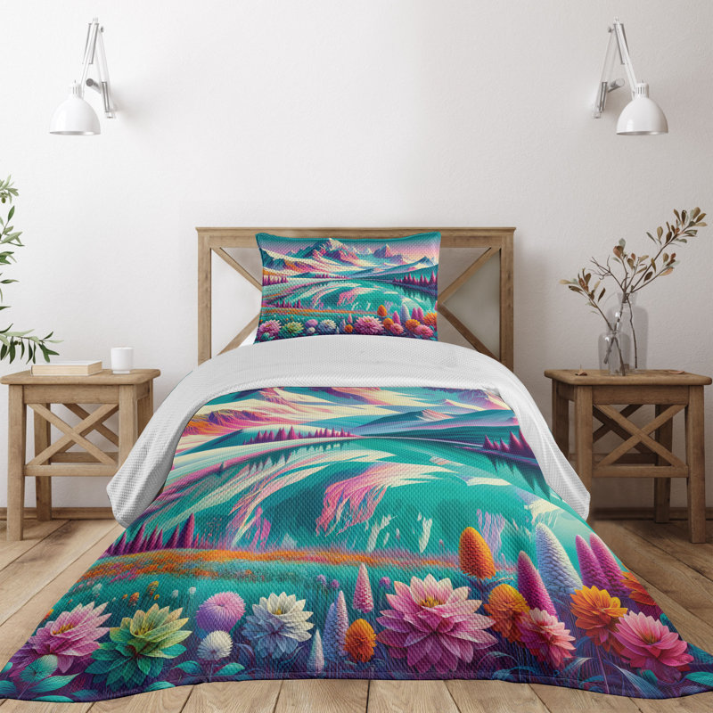 Polyester Coverlet, Twin Coverlet + 1 Standard Shams