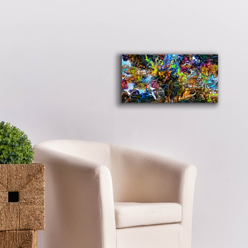  «Shipwreck» par Pedro Gavidia, art mural sur toile, 24 po x 12 po