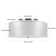 Deontee 13'' 3 - Light White Fabric Linen Flush Mount
