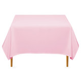  Solid Color Polyester Square Tablecloth