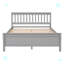 Cadre de lit double avec table de chevet Alberich-88087932