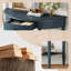 Console en bois massif 39 po-1661804223