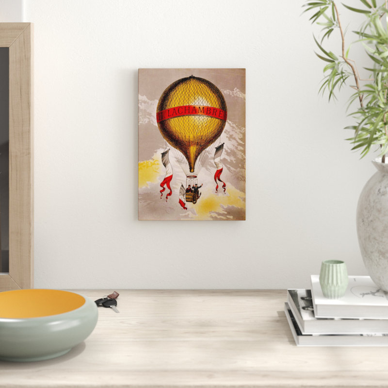 Vintage Poster Lachambre Balloon - Frameless Print, 42cm H x 29.7cm W