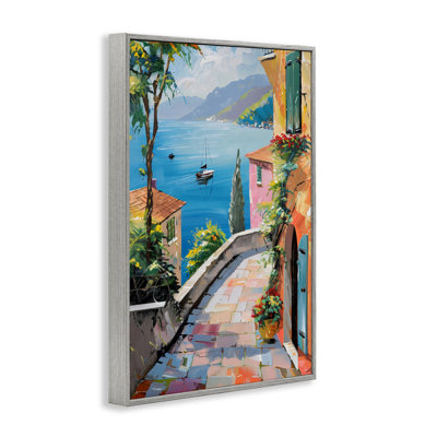 By The Sea Village, giclée encadrée, design par Creative Studio