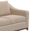 Causeuse Umey, 2 coussins, polyester crème moderne, bois massif-110521843
