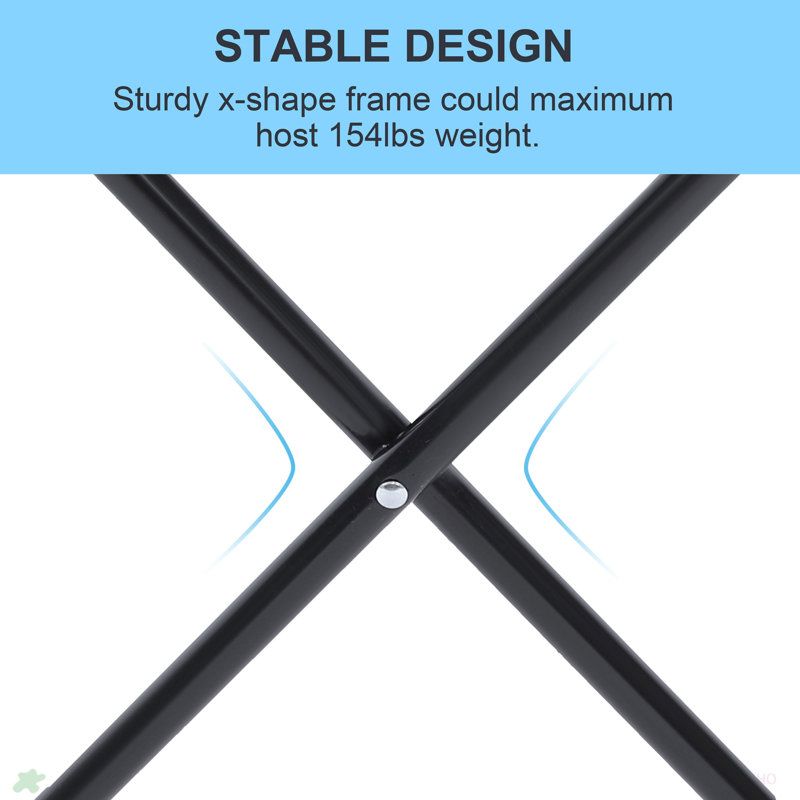 Tabouret de camping pliant, tabouret de camping pliable portatif, repose-pieds pliant pour chaise compacte légère