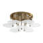 Plafonnier semi-encastré 6 lumières Sleek Modern