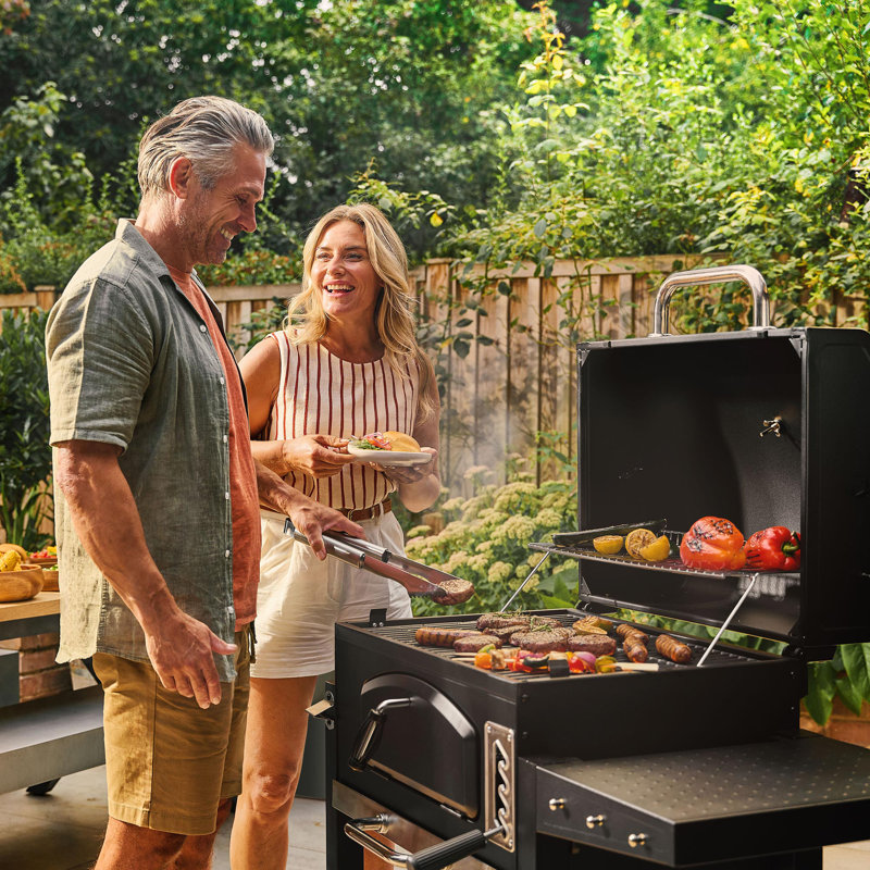 VonHaus 111cm W Charcoal Grill