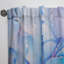 Art abstrait à l'encre liquide clair bleu clair - Rideau en velours moderne - obscurcissant - 1 panneau