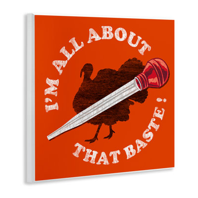 Plaque murale All About That Baste, design par Jedco Brands, Inc.