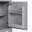 Meuble-lavabo moderne de 20 pouces avec lavabo en céramique et porte à fermeture en douceur-300418546