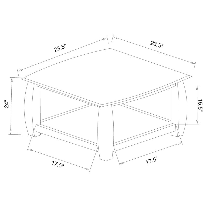 Ensemble de table basse 2 pièces 1X