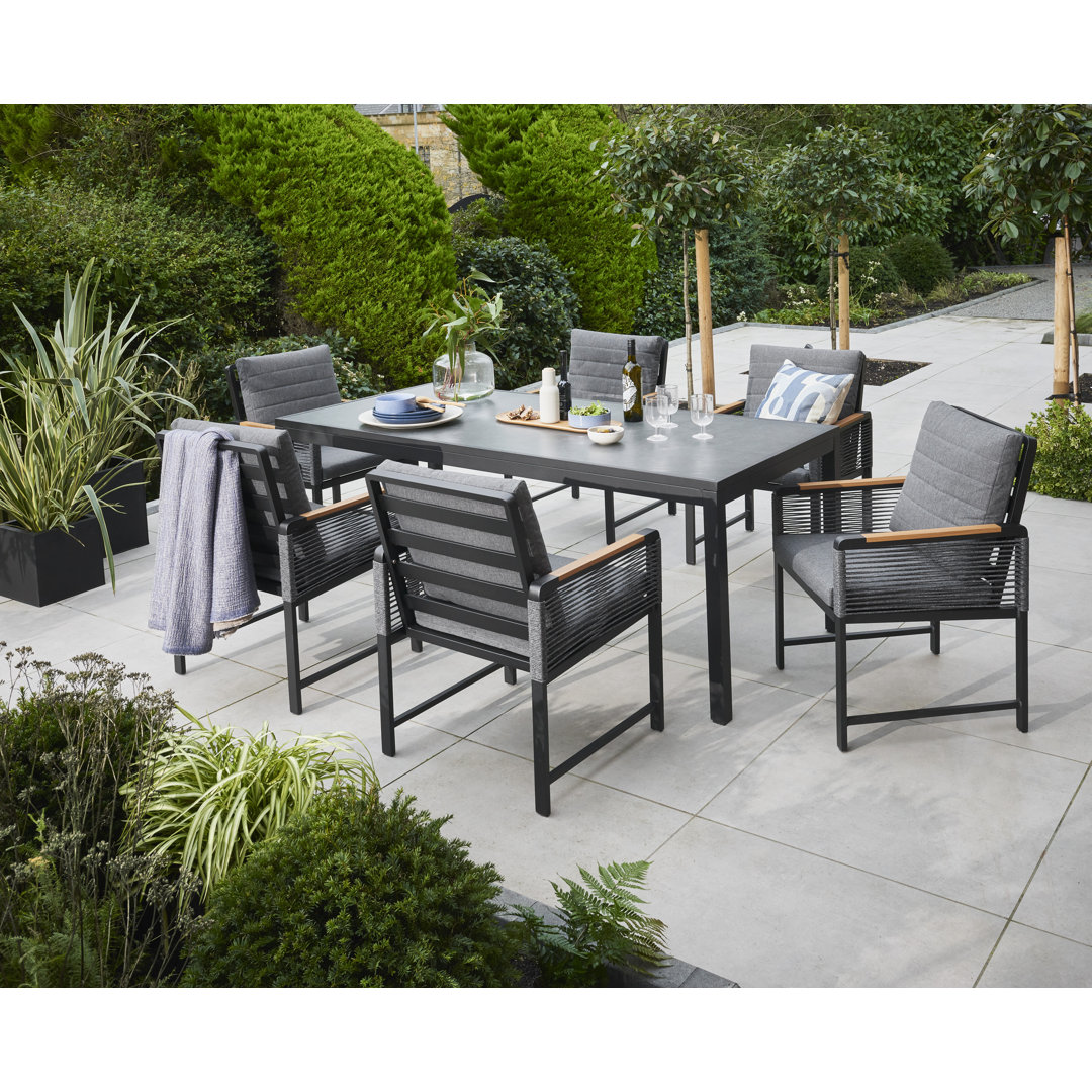 Dequanta - Bellmount Six Seat Rectangular Dining Set