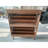 Medieval Modern Independent Shoe Cabinet, 31.5-Inch Walnut Shoe Storage Cabinet,, Fence Shoe Cabinet With 2 Flip Drawers, Suitable For Corridors And Entrances