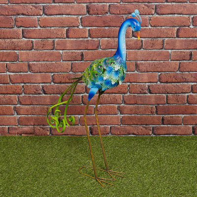 Genovese Bird Metal Garden Statue