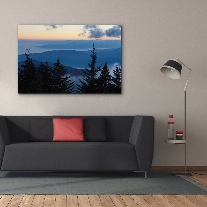 «Great Smoky Mountain Sunrise» par Lori Deiter, art mural sur toile, 60 po x 40 po, H 40 po x l 60 po