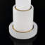 Lampe de table blanche / dorée 28 po Chlori