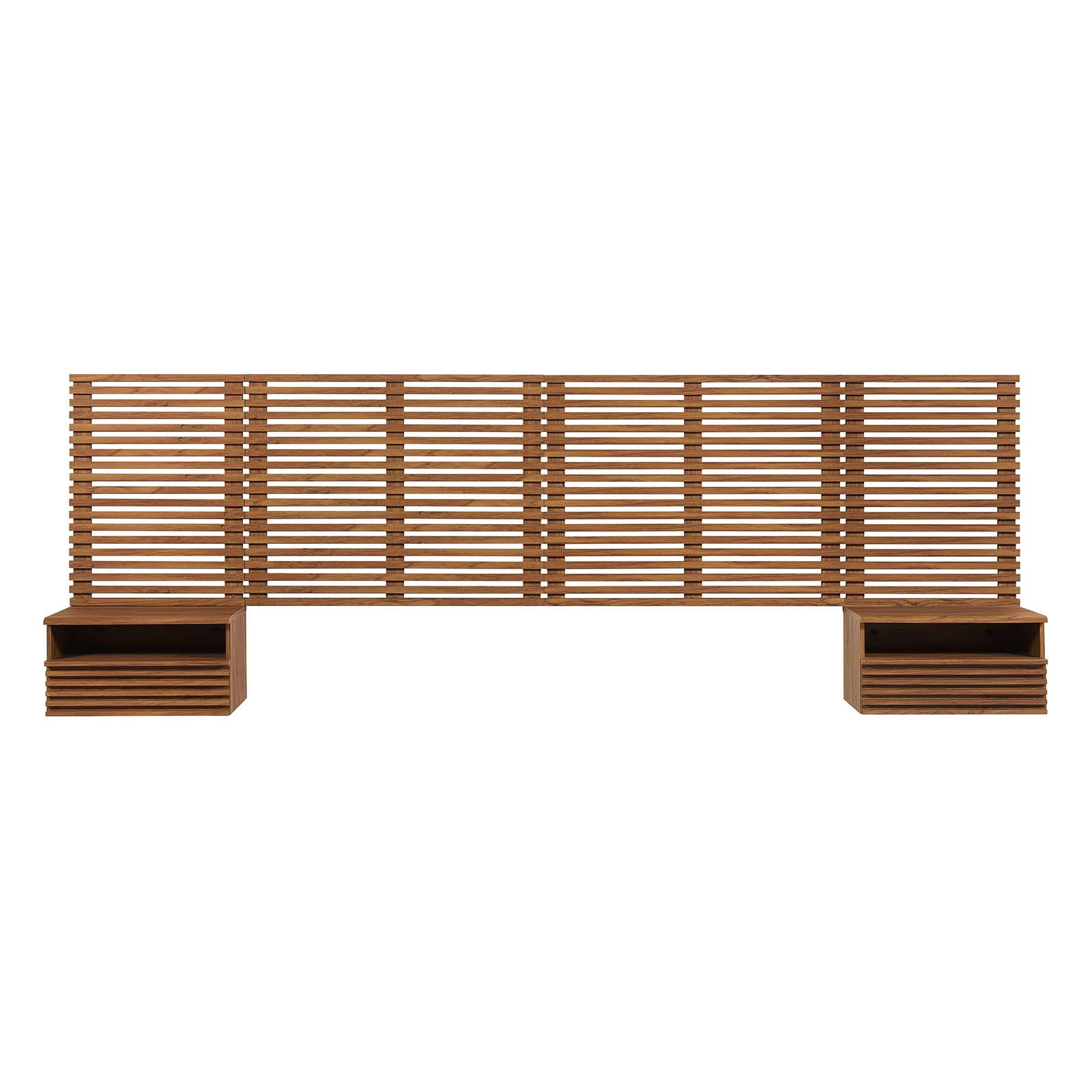 Modway Render Wall Mount King Headboard and Modern Nightstands & Reviews | Wayfair