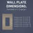 Radiant 6-Gang Decorator Rocker Screwless Wall Plate-39722335