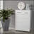 Six Drawer Side Table-White