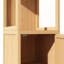 Armoire de rangement multifonctionnelle en bambou pour salle de bain