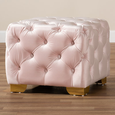 Kylin Velvet Ottoman