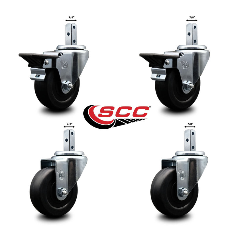 Soft Rubber Casters