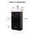18" Mini Black Modern Free-standing Single Bathroom Vanity Set