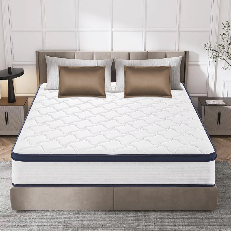 Medium Firm Cooling Gel Hybrid Mattress, Queen, 12"