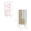Grande commode Magness, chambre, blanc / Macadamia
