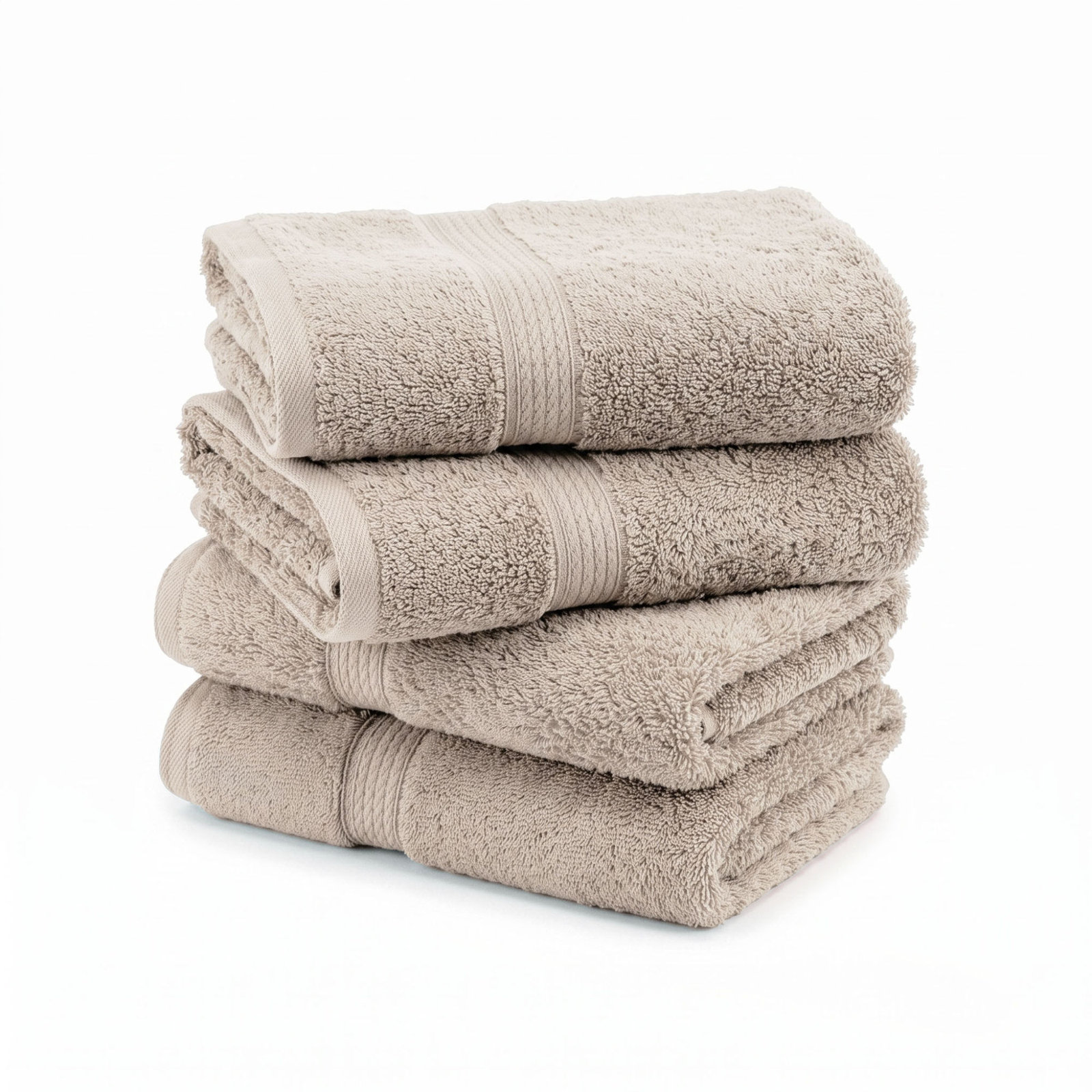 Egyptian Cotton Hand Towels, Stone