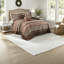 Ensemble de literie en jacquard de coton réversible de luxe, de style traditionnel, parfait pour la maison