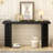 Modern Entryway Table with L-Shaped Legs-108688848