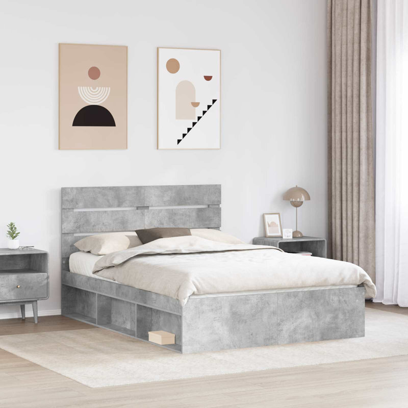 Solid Wood Bed, European Double (140 x 200 cm), Concerte