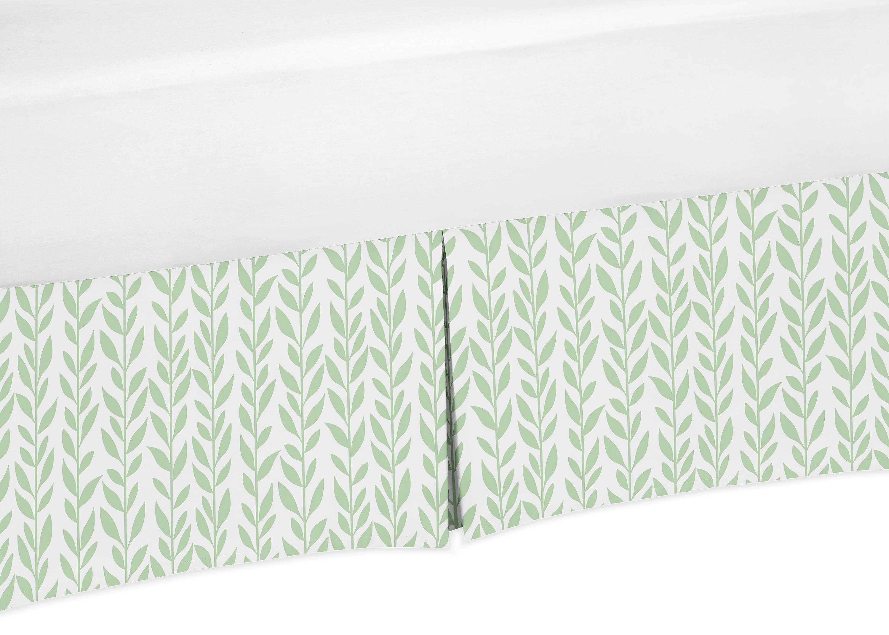 Mint on sale crib skirt