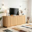 Buffet 63 po à double porte avec tablettes réglables Wavy Storage-1869869506