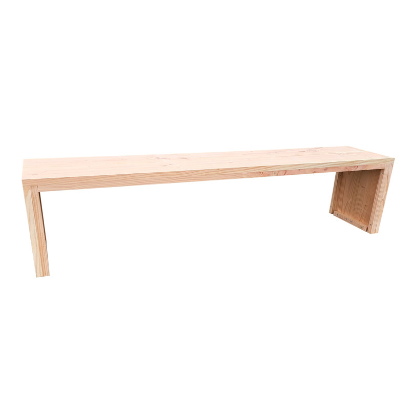 Mcallier Manufactured Wood Wood Outdoor Bench, 43cm H x 150cm W x 36cm D